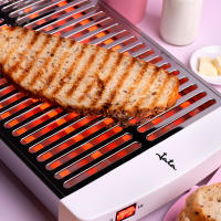 Jata Tostador plano horizontal pequeño, 2 resistencias de cuarzo, Bandeja recogemigas extraíble, 300 W, Fácil almacenaje - JETT0201 - details 1
