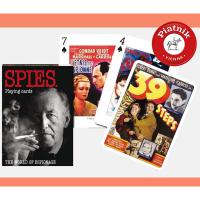 Piatnik Baraja de poker de 54 cartas Espías Carteles de cine Películas Historia Juego mesa Jugar Adultos Colección Coleccionable Poquer - details 1