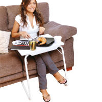 GREATOOL Mesa Auxiliar Plegable Portatil Ajustable Multifunción, Dimensiones: 42x31cm - details 3