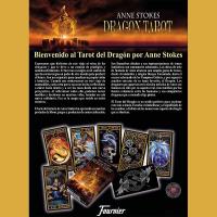 Fournier Tarot Dragón Ilustraciones de Anne Stokes 78 cartas Fantasía y magia Instrucciones en español, inglés, francés, alemán y portugués Adultos Juego mesa Jugar Esotérico Esoterismo Aprender Cartas fáciles Fácil Tirada Adivinatorio - details 5