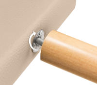 DHOME Cabecero Capitone Tapizado Polipiel o Tela Acualine con 8cm de Grosor Cabezales de Cama Acolchado Capitoné Cabeceros de Cama (Beige Polipiel) - details 9