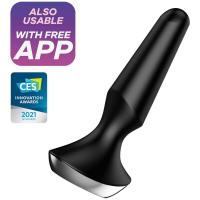 SATISFYER MODELO ILICIOUS 2 PLUG ANAL CON VIBRACIÓN Y CONTROL APP COLOR NEGRO - details 0