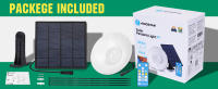 Aigostar - Luz solar exterior con mando a distancia，batería de gran capacidad y resistente al agua IP65，regulable，Lámpara de techo solar con cable de 3 m para jardín/interior/exterior - details 9