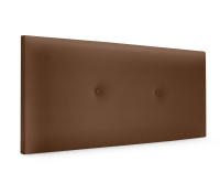 DHOME Cabecero de Polipiel o Tela Acualine Liso con Botones Tapizado Colores Cabezal Lujo Cama Dormitorio Moderno Acolchado (Arcilla Polipiel) - details 0