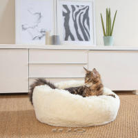 Cama Perros Redonda Cojín Gatos Sofá para Perros,Cama para Mascotas, 45x45CM, Colores - details 8