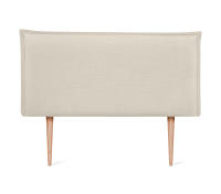 DHOME Cabecero de Lino Natural Liso con Ribete Cabezal Tapizado Cama Dormitorio Moderno Top Trending (Beige Lino) - details 7