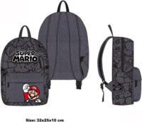Mochila Infantil Super Mario Colección oficial de Super Mario Bros  Calidad superior, dimensiones: 32 x 24 x 10 cm. Correas ajustables y reforzadas - Ideal para niños en edad Preescolar - details 0
