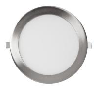 PLACA BM LED CIRCULAR NIQUEL SERIE SLIM 12W LUZ CCT 1.200 LUMENES - details 0