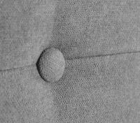 DHOME Cabecero de Polipiel o Tela AQUALINE Pro cabeceros Cabezal tapizado Cama Lujo (Gris Tela) - details 4