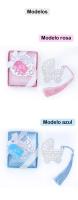 Pack de 12 a 42 unidades de marcapaginas de bebé, Marcapáginas carrito de metal, detalles bautizo para invitados, regalitos para bautizos, baby shower revelacion genero, regalos bautizo para invitados,  Regalantes.com - details 1