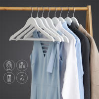 Aicasa Perchas de Madera para Trajes, Color Blanco y Madera , Hombros con Muescas, Antideslizantes para Chaquetas, Camisas, Pantalones, abrigos，Gancho Giratorio de 360°, Pack 6/12/24/48 Unidades - details 5