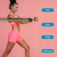 Cintas elásticas de goma para gimnasio, juego de bandas de resistencia para culturismo, equipo de Fitness para el hogar, accesorios deportivos para Fitness - details 0