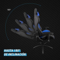Silla Gaming DeepCommand II con Cojín Lumbar y Cervical, Ruedas de Silicona, Tejido PU Transpirable, Reposabrazos Ajustables DeepGaming - details 4