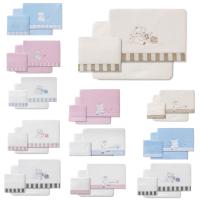 Juego De Sábanas para Mini Cuna 50 x 80 cm,Sábana de Bebe Invierno Tipo Coralina Extrasuave (Bajera+encimera+Funda Almohada) - details 2