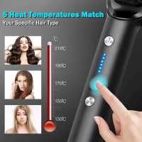 Alisador de Pelo Moderno con Control de Temperatura y Cepillo Eléctrico - details 5