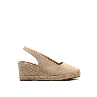 Calzados soraia, Sandalia de antelina y plataforma de yute, espardeñas de cuña, para mujer. - details 4