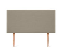 DHOME Cabecero de Lino Natural Liso Cabezal Tapizado Cama Dormitorio Moderno Top Trending (Tierra Lino) - details 7