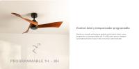 Create - Ventilador de Techo DC Silencioso con Aspas de Madera Natural y Función Invierno/Verano - WIND CURVE - details 3