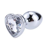 PLUG ANAL CON JOYA DE CORAZÓN BLANCO TALLA S JUGUETES SEXUALES - details 1