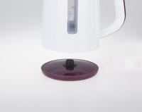 Jata Hervidor de Agua Eléctrico Capacidad 1,7 l Fácil Limpieza Resistencia Oculta Placa Calefactora de Acero Inoxidable Base Giratoria Tapa Abatible 2000 w, Color Blanco - HA717 - details 3