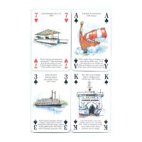 Heritage Playing Card Co Heritage Baraja de Poker Didáctica Inglés Gatos Perros Caballos Animales Mariposas Pájaros Fósiles Especias Peces Frutas Hierbas Faros Árboles Gemas Minerales Delfines Ballenas Setas Insectos Arañas Indios Rosas Salvajes Fauna - details 62