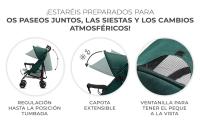 Silla de Paseo bebé super ligera y compacta TIK de Kinderkraft, Reclinable, Plegable, Posición Tumbada - 6,5kg, Material Impermeable - details 2