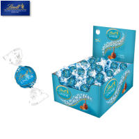Lindt Lindor a Granel - Cajas de 500g o 2 Kg - Lindor white, Lindor Negro, Leche, Pistacho, Avellana, Caramelo...Bombones esféricos de chocolate blanco con un exterior ligeramente crujiente y un relleno cremoso. Cada unidad va envuelta individualmente. - details 1
