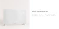 CREATE - Radiador convector Eléctrico de Cristal con WiFi - 2 potencias - Programable 24 horas - WARM CRYSTAL 2500W - details 3