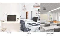 Escritorio de Madera Rcynview en Forma Z con Ruedas Giratorias Ideal para Espacios Pequeños como Dormitorio Oficina y Cama 60/80 x 40 x 75 cm - details 1