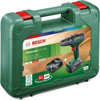 Bosch Home and Garden UniversalDrill - taladro y atornillador a batería, 18V (2 baterías, sistema de 18 V, en maletín), Color Verde - details 3