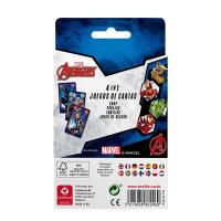Fournier Cartamundi Shuffle Baraja de 33 cartas Vengadores Héroes Marvel 4 juegos en 1 Juego mesa Jugar Cuartetos A partir de 4 años De 2 a 4 jugadores Partidas de 10 minutos Producto oficial Familia Amigos Cine Fantasía Multi idioma - details 7