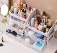 Organizador de Escritorio para Cosméticos, Caja de Almacenamiento con Gran Capacidad para Maquillajes, Esmaltes de Uñas y Joyería ,Organizador para Maquillaje con cajon 2-4 plantas - details 0
