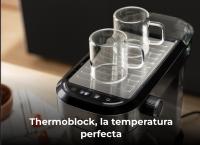 Cafetera Express Cecotec Cafelizzia 790 Steel Duo, Espressos y Cappuccinos, Doble Salida, 20 Bares Presión, 1350 W, Vaporizador Orientable, Accesorio Cápsulas - details 1