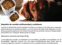 Mellerware - Comedero Automático Petto Eat con Cámara HD y Grabación de Voz, Dispensador Comida cuenco App WiFi 2.4GHz Apto Lavavajillas, Programable, Perros, Gatos, Animales, Mascotas - details 4