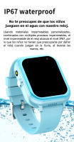 4G Reloj Inteligente Niño Con Pantalla Táctil, Smartwatch Niños, Llamadas, Video Llamadas, seguimiento de la ubicación en tiempo real,  impermeabilidad IP67, Alarma Zonas Seguridad, Cámara, SOS, Linterna, Reloj Teléfono Regalo Para Niños 3-12 Años - details 8