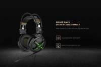 Havit  HV-H2163U Casco Gaming Premium - USB 7.1, Con Vibración Activa, LED Verde, Membranas Premium de 40mm (Dome Z), Frecuencia 20Hz-20kHz, Sensibilidad 110dB±3dB, Micrófono 4.0x1.5mm, Cable 2.5m - Ideal para PC y Consolas - details 0