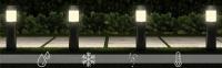 Vicyol S&D Luz Solar Jardín 60cm de Acero Inoxidable 304. Juego de Lámpara Solares 3LEDs para Exteriores con Sensor Automático. Baliza Solar Impermeable IP65 para Iluminación de Caminos, Exteriores, Patio. - details 2
