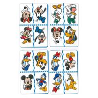 Fournier Baraja infantil de 33 cartas Dominó loco Original del año 1995 Juega con los personajes clásicos de Disney: Minnie mouse, Mickey mouse, el pato Donald, Goofy, Daisy y Pluto Instrucciones en español Serie nostalgia Vintage Retro - details 2