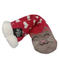 BORINOT EL GATO Calcetines Térmicos Antideslizantes con Dibujo de Gato - Calcetines de Andar Por Casa - Calcetines Unisex Antideslizantes -  Calcetines Borreguito - Talla única 35-40 -  6 Colores - - details 0