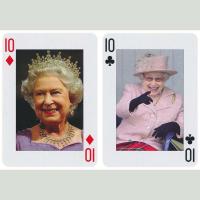 Piatnik Baraja de poker de 55 cartas de la Reina Elizabeth de Inglaterra 90 cumpleaños Realeza inglesa Juego mesa Jugar Adultos Colección Coleccionable Poquer - details 2