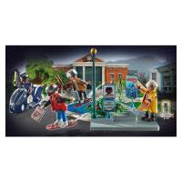 PLAYMOBIL Regreso al futuro persecución en monopatín (70634) con figuras de Marty McFly, el Dr. Emmett Brown, Griff Tannen - details 0