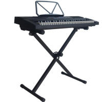 Soporte de piano Electrónico TECLADO ,Soporte de partitura de música para teclado, partes de instrumentos musicales de órgano electrónico, soporte duradero portátil, soporte de música de Piano para el hogar X - details 0
