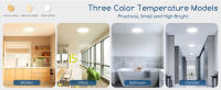 Aigostar Lámpara de Techo LED 24W Plafón LED Techo luz blanco calida 3000K para Cocina Sala de Estar Dormitorio Pasillo - details 4