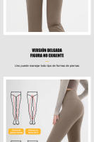 FREES COPES Pantalones Deportivos de Verano para Mujer，seamless yoga leggings - details 4