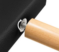 DHOME Cabecero Capitone Tapizado Polipiel o Tela Acualine con 8cm de Grosor Cabezales de Cama Acolchado Capitoné Cabeceros de Cama (Negro Polipiel) - details 9