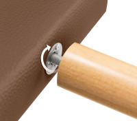 DHOME Cabecero Capitone Tapizado Polipiel o Tela Acualine con 8cm de Grosor Cabezales de Cama Acolchado Capitoné Cabeceros de Cama (Arcilla Polipiel) - details 9