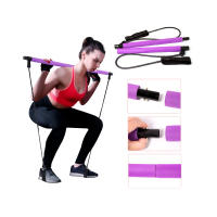 Barra de pilates portátil con banda de resistencia, bodybuilding yoga pilates, ajustable, materiales de buena calidad, estiramiento, esculpido, torsión, ejercita todo el cuerpo - details 1