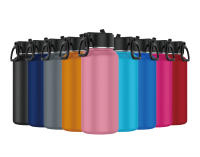 Botella de Acero Inoxidable 1 Litro o 1.2 Litro  Deportiva con Pajita (10 Colores) - Botella de Agua Térmica Reutilizable  Sin BPA  Mantiene 24H Frio / 12H Calor  Termo y Hermética - Doble Pared a Prueba de Fugas termo (XG1000 1199) - details 2