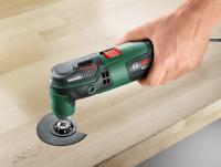 Bosch PMF 250 CES Set - Multiherramienta, 4 hojas de sierra, placa lijadora, cuchilla multiuso, juego de hojas lijadoras delta, sistema de aspiración, maletín (250 W) - details 1