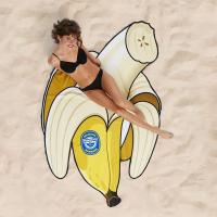 BigMouth TOALLAS MANTA DE PLAYA PISCINA PICNIC MONTAÑA  GIGANTES CON DIVERTIDAS FORMAS: HAMBURGUESA, PIZZA, EMOTICONO, PAZ, COCTEL, PIÑA, SANDÍA, PLATANO, FRESA - details 1